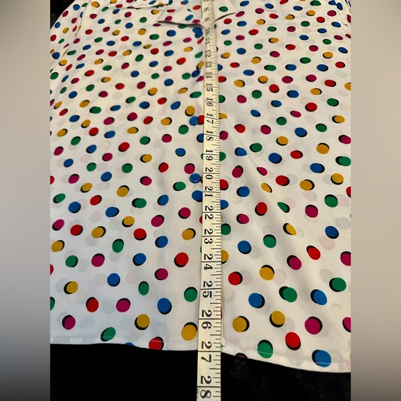 Vintage Polka Dot Shirt Size L - Picture 7 of 9